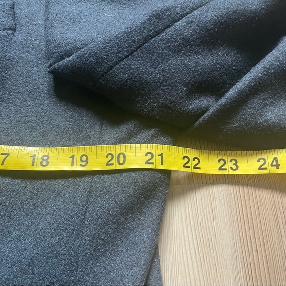 Oscar De La Renta Mens 40L Wool Cashmere Blazer Suit Jacket Sport coat Blue/Gray - Picture 8 of 14